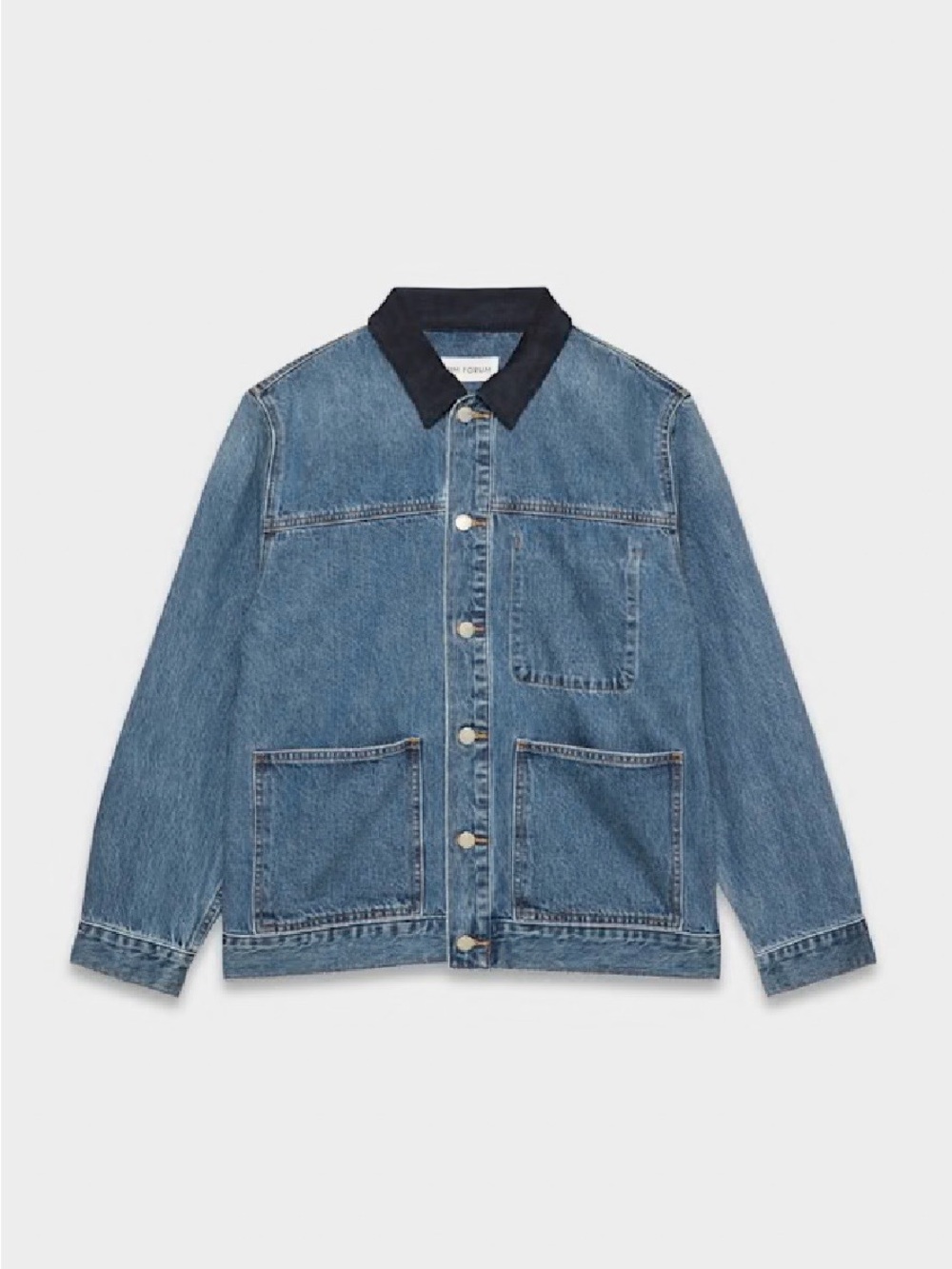 Denim Forum The Workwear Denim Shirt Jacket